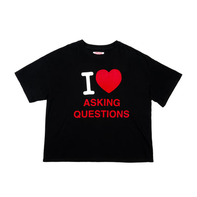 I Love Asking Questions Oversized Tee