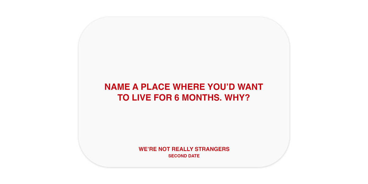 Second Date Pack – We're Not Really Strangers