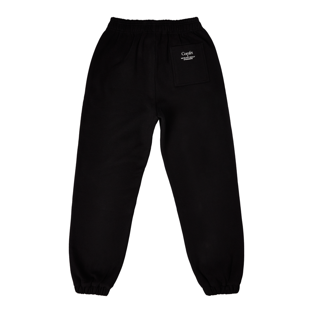 Comfrt x WNRS Sweatpants - Black – We're Not Really Strangers