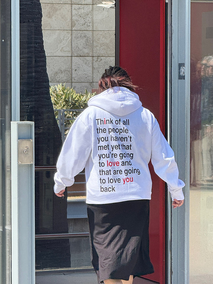 I Love You Back Hoodie – We're Not Really Strangers