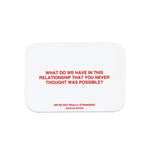 We're Not Really Strangers Couples Edition front of card reading "What do we have in this relationship that you never thought was possible?"