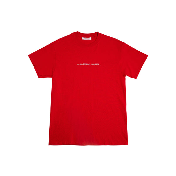 WNRS Red Tee – We're Not Really Strangers